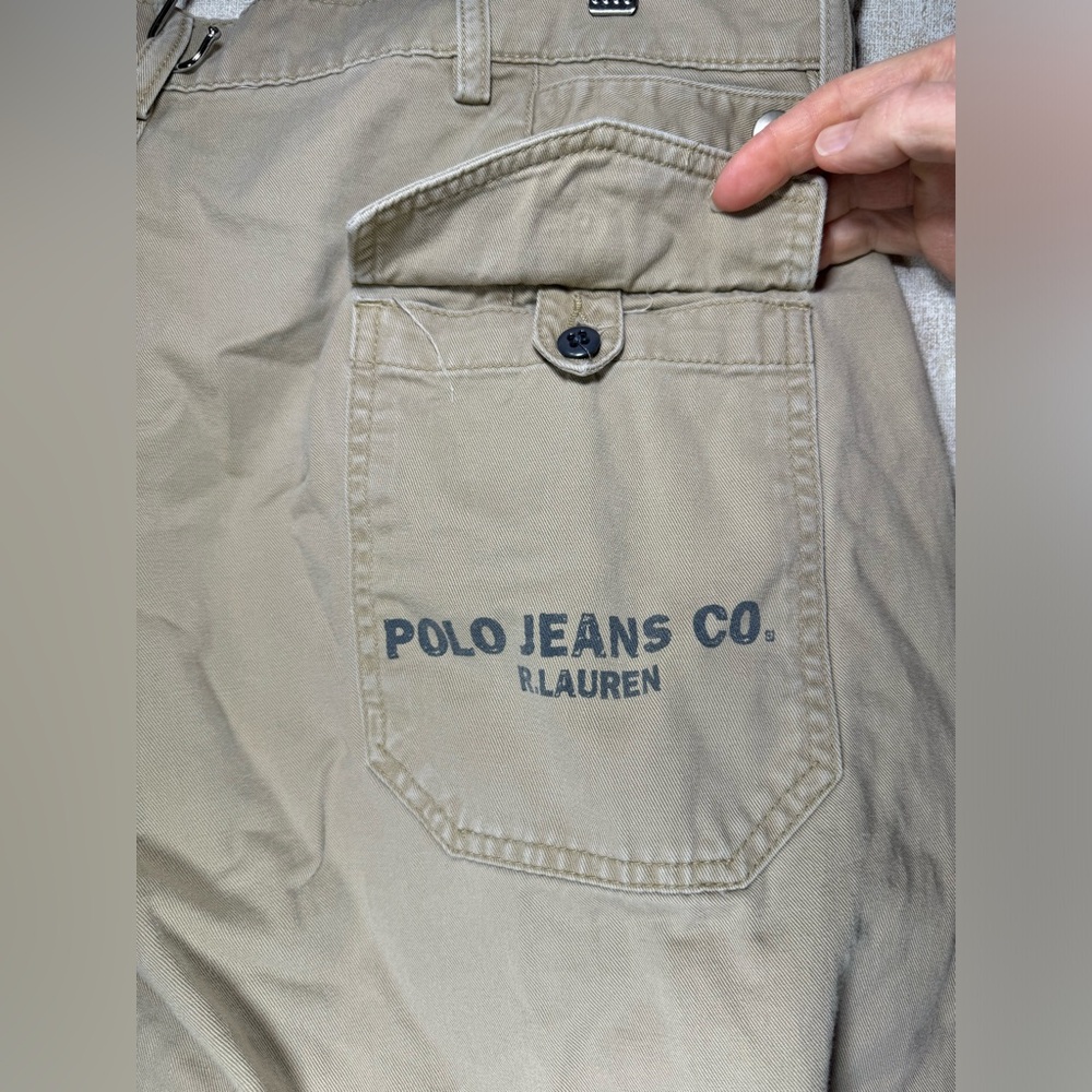 Polo Jeans Co. Ralph Lauren Field Pant Khaki Utility Pants Size 36x34 - Picture 4 of 12